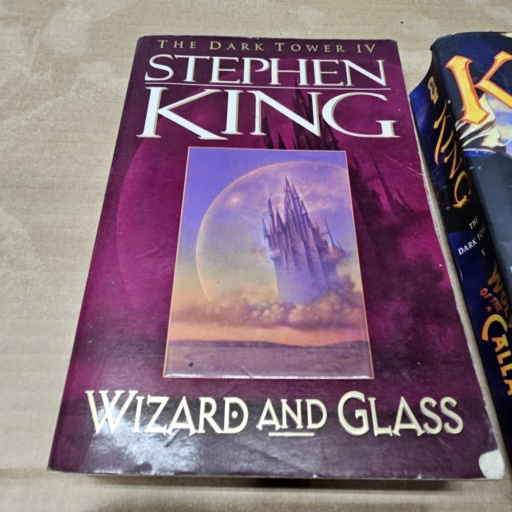 Lot of 4 Stephen King & Richard Bachman Books: Dark Tower, Thinner